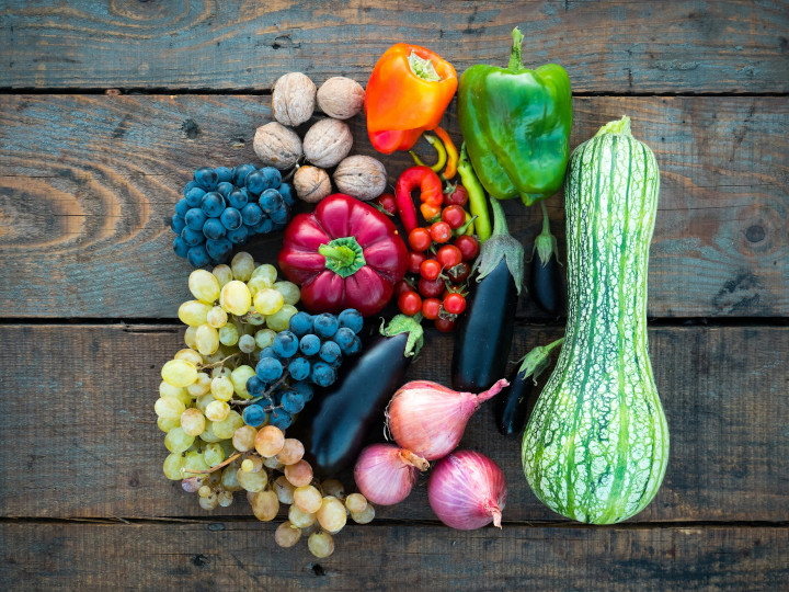 Etal de légumes