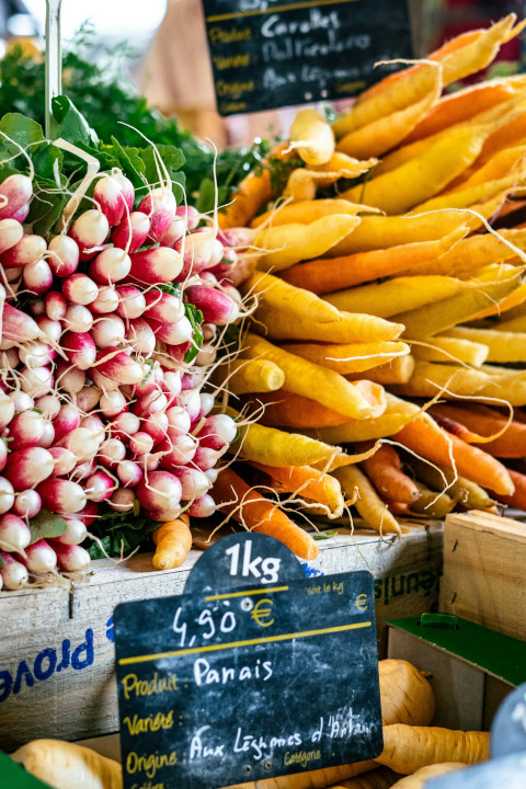 Panais au marché